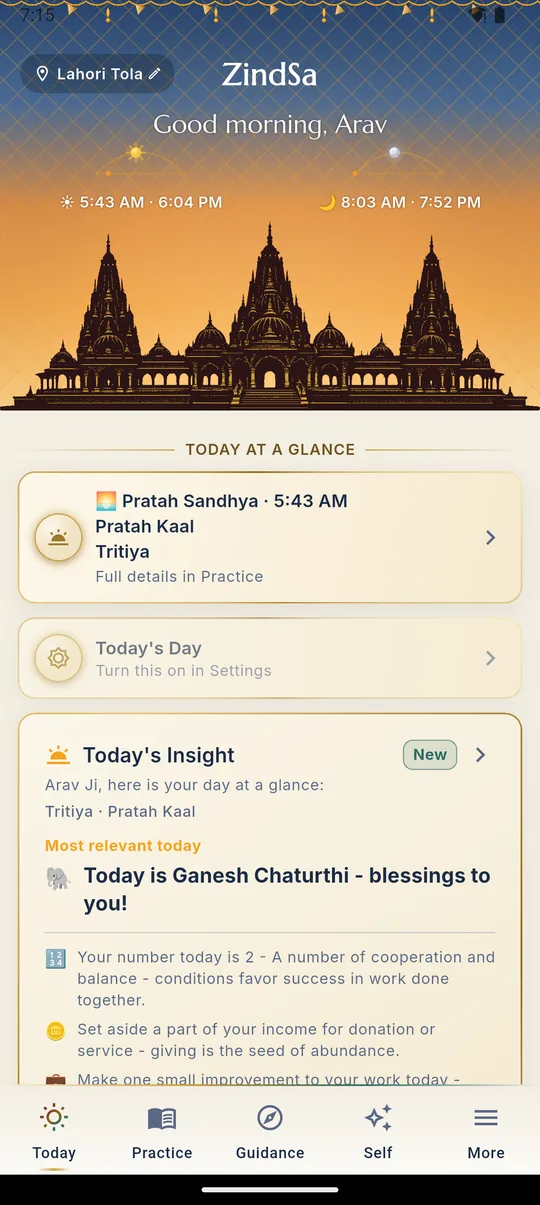 Hindu · Today